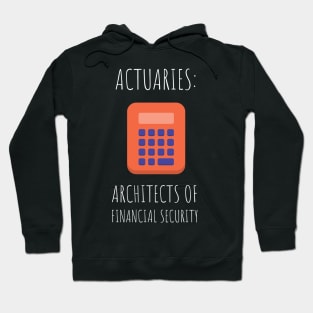 actuaries: architects of financial security Hoodie